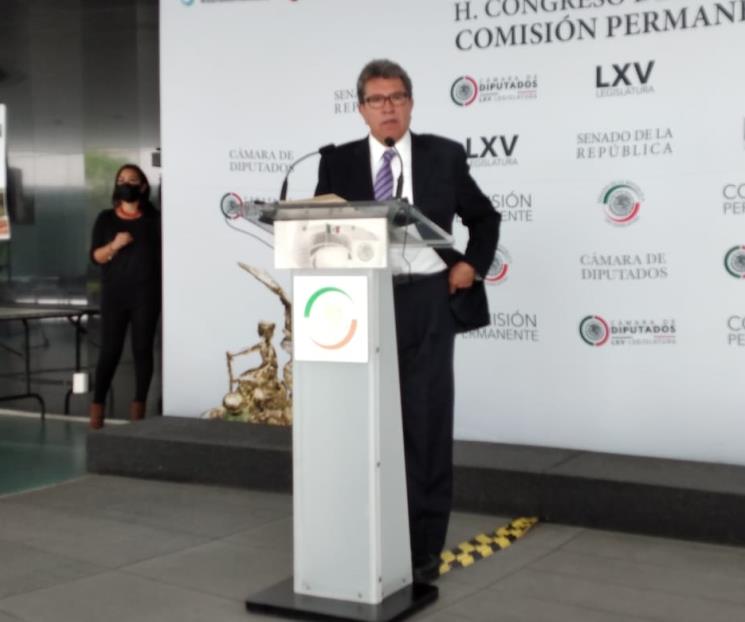 Descarta Monreal renunciar a Morena Descarta Monreal renunciar a Morena