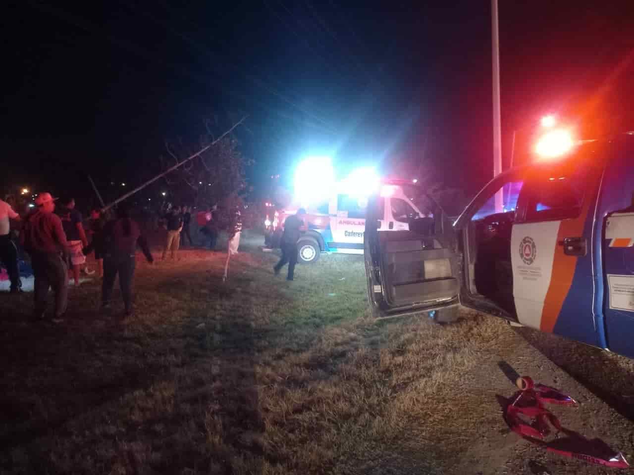 Tres integrantes de una familia terminaron con lesiones de consideración, después de ser atropellados, en Cadereyta