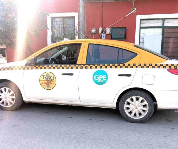 Cae con taxi robado Cae con taxi robado