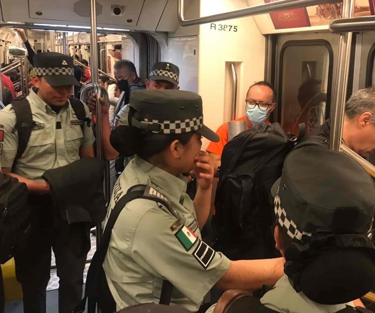 Despliegan a más GN en el Metro que en estados con violencia