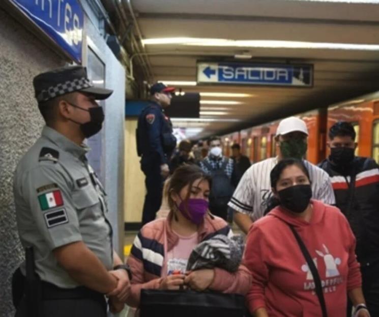 Envían Guardia Nacional a cuidar Metro de CDMX Envían Guardia Nacional a cuidar Metro de CDMX