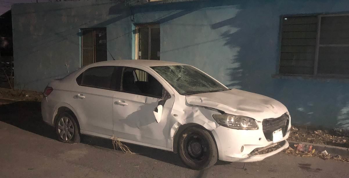 Ubican auto de accidente vial Ubican auto de accidente vial