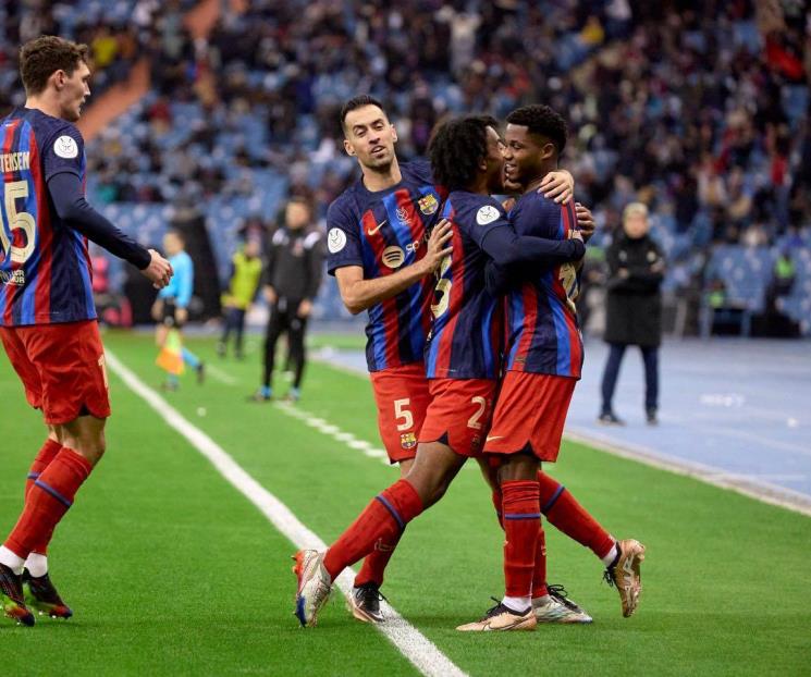 Avanza Barça y enfrentará al Madrid en la Final Avanza Barça y enfrentará al Madrid en la Final