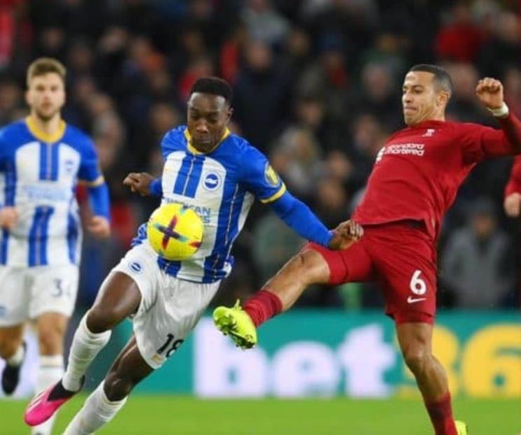 Sigue Liverpool en picada y ahora los golea el Brighton Sigue Liverpool en picada y ahora los golea el Brighton