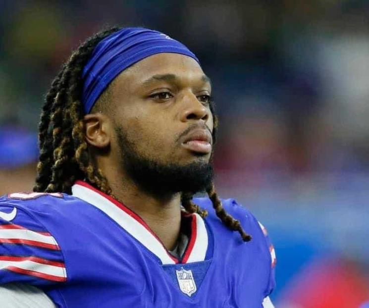 Apoyó Hamlin a Bills desde casa Apoyó Hamlin a Bills desde casa