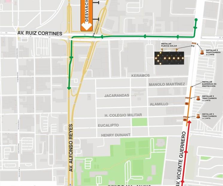 Cerrarán 15 días avenida Guerrero Cerrarán 15 días avenida Guerrero