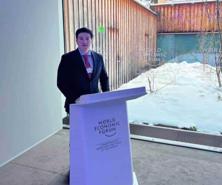 Concientiza Samuel sobre el cambio climático en Davos Concientiza Samuel sobre el cambio climático en Davos