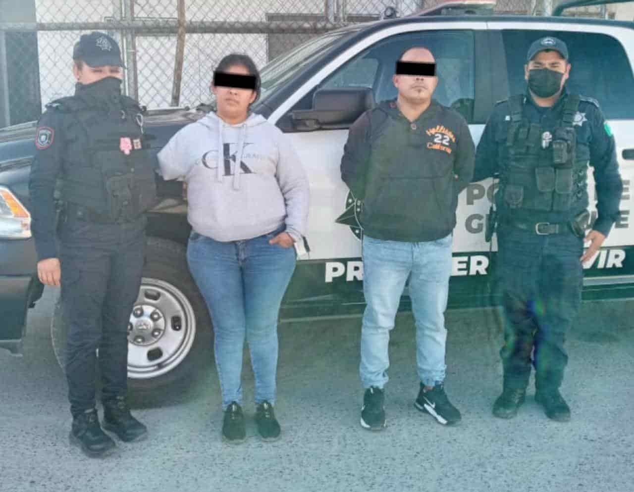 Una pareja fue detenida por elementos de la policía municipal, al ser acusados de haber sustraído dinero del diezmo de una iglesia ubicada en el centro de Guadalupe