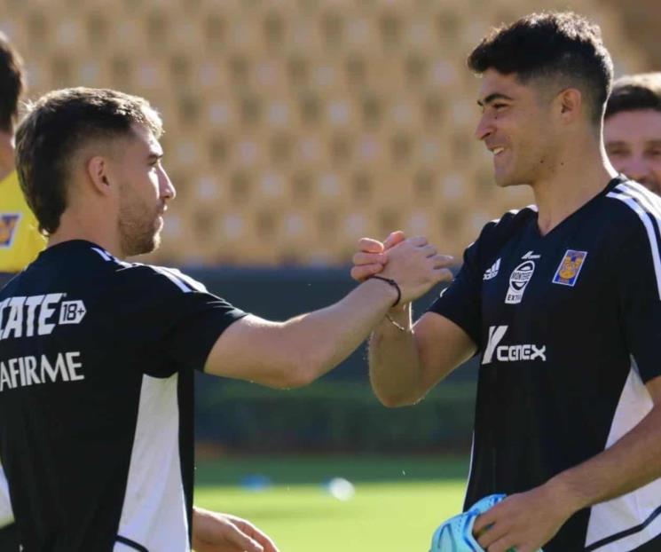 Ya entrenó Nico Ibáñez con Tigres Ya entrenó Nico Ibáñez con Tigres