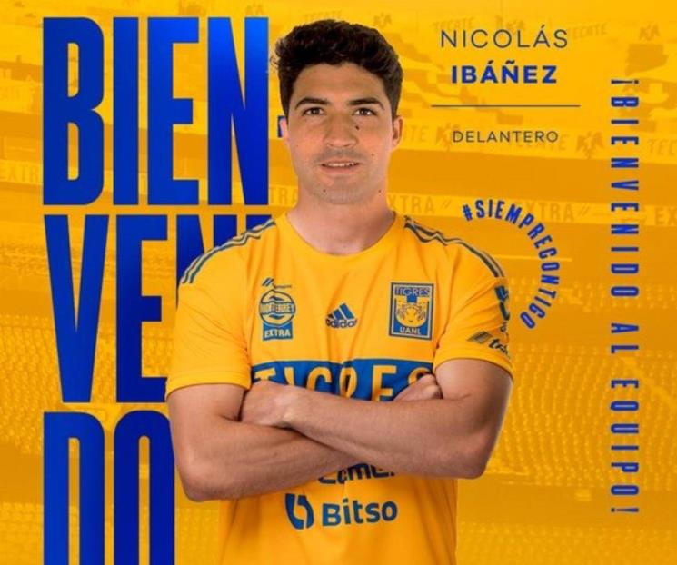 Confirma Tigres el fichaje de Nico Ibáñez Confirma Tigres el fichaje de Nico Ibáñez