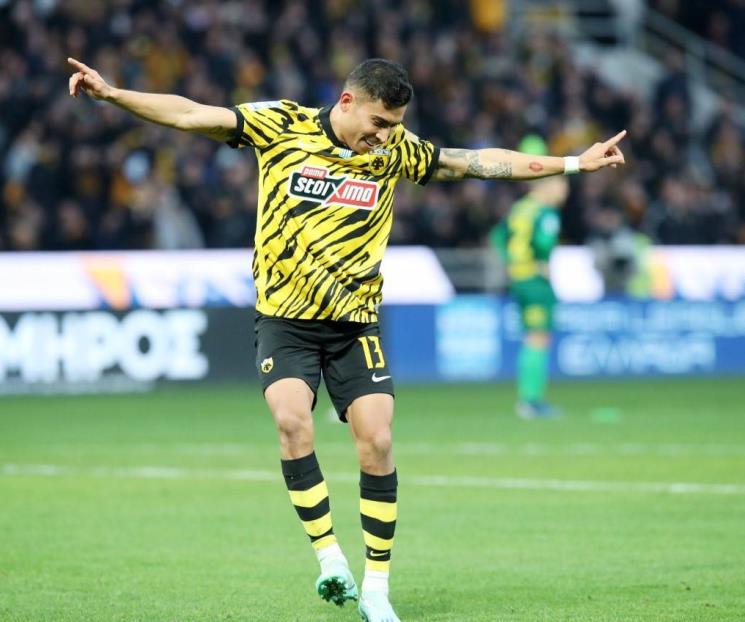 Marca Orbelin otro gol con el AEK de Grecia Marca Orbelin otro gol con el AEK de Grecia