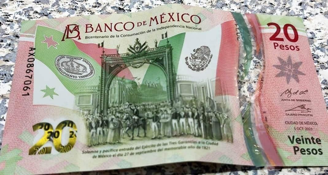 Nuevo billete de 20 pesos será jubilado en 2025 Nuevo billete de 20 pesos será jubilado en 2025