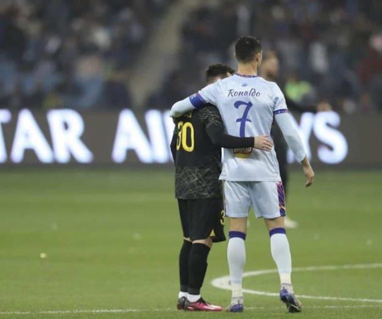 ‘Bienvenida’ de Messi a Ronaldo ‘Bienvenida’ de Messi a Ronaldo