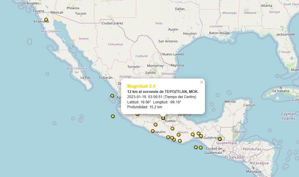 Mini sismo de 3.4 grados se siente en zonas del sur de CDMX Mini sismo de 3.4 grados se siente en zonas del sur de CDMX