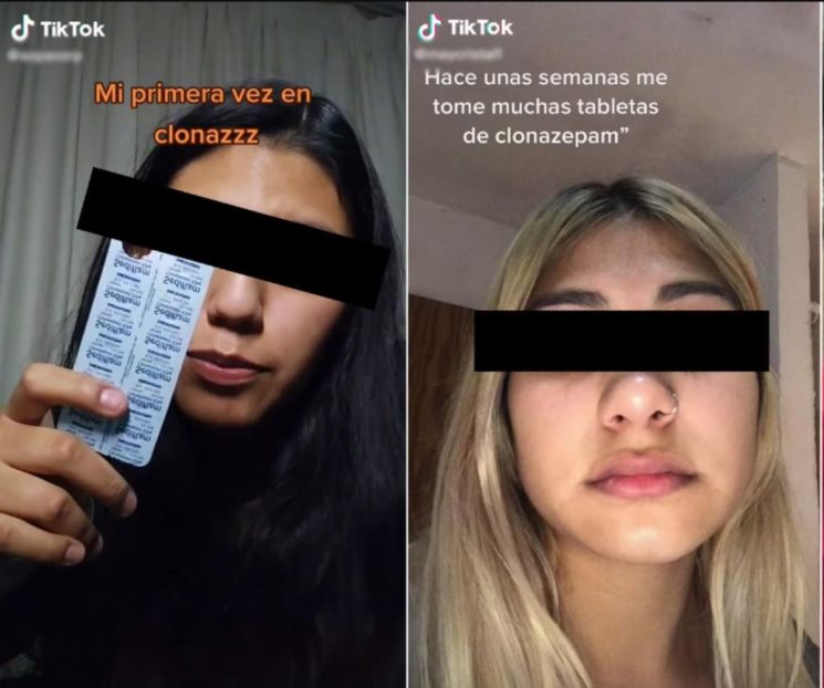Ante reto de TikTok, advierten sobre riesgos del clonazepam Ante reto de TikTok, advierten sobre riesgos del clonazepam