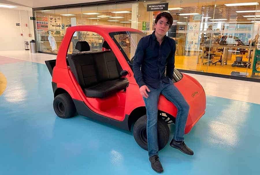 Profesor del Tec en CDMX diseña automóvil compacto eléctrico Profesor del Tec en CDMX diseña automóvil compacto eléctrico
