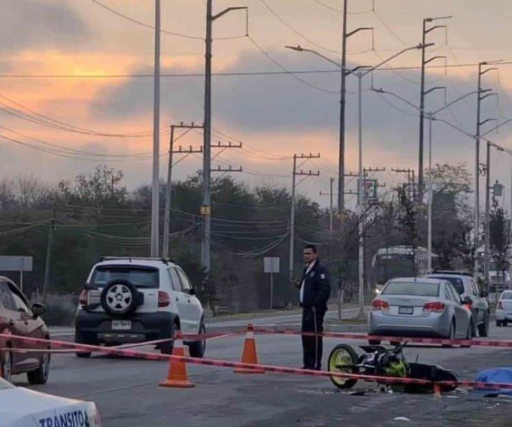 Muere motociclista en Cadereyta Muere motociclista en Cadereyta