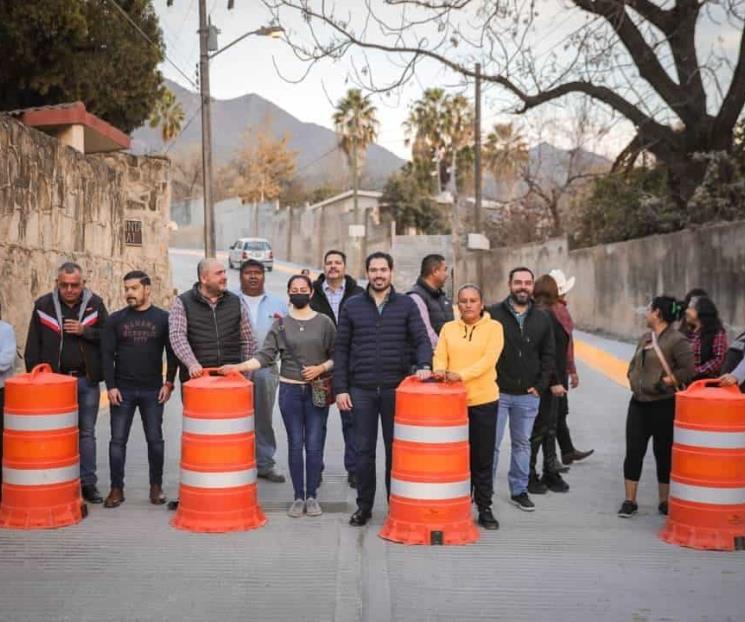 Entrega David de la Peña obras de pavimentación Entrega David de la Peña obras de pavimentación