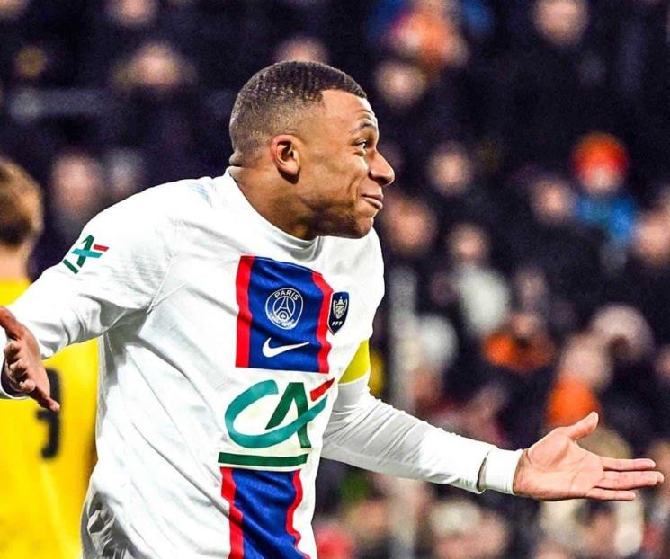 Anota Mbappé 5 y avanza PSG en Copa de Francia Anota Mbappé 5 y avanza PSG en Copa de Francia