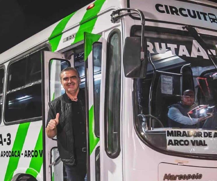 Entran 7 rutas de transporte municipal en Apodaca Entran 7 rutas de transporte municipal en Apodaca