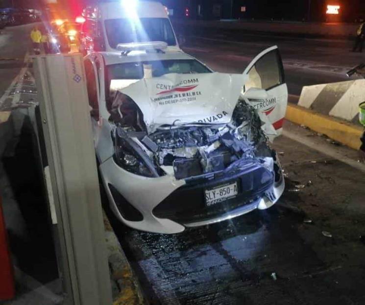 Deja choque a dos guardias heridos Deja choque a dos guardias heridos