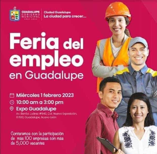 Realizará Guadalupe su Séptima Feria del Empleo Realizará Guadalupe su Séptima Feria del Empleo