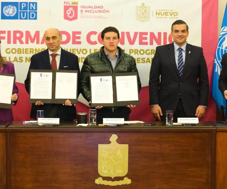 Firma Samuel Memorándum con la ONU Firma Samuel Memorándum con la ONU