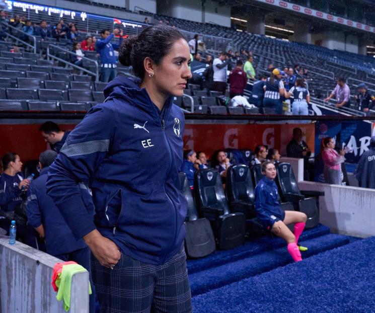 Contenta Eva Espejo con triunfo de Rayadas Contenta Eva Espejo con triunfo de Rayadas