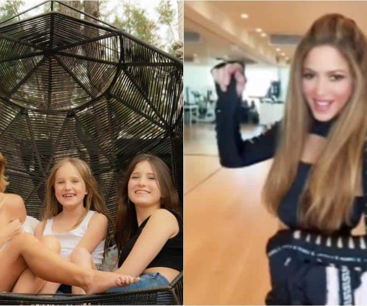 Hijas de Geraldine Bazán cantan la nueva canción de Shakira Hijas de Geraldine Bazán cantan la nueva canción de Shakira