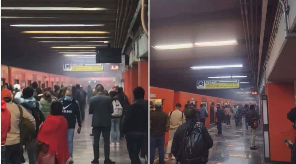 Metro CDMX amanece humeante, esta vez en la Línea 9 Metro CDMX amanece humeante, esta vez en la Línea 9