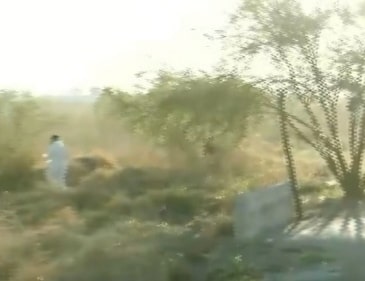 El hallazgo de una cabeza de un hombre en un terreno ubicado a unos metros de la Carretera a Laredo, movilizó ayer a las autoridades