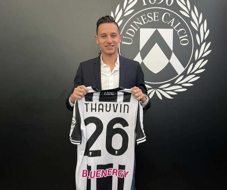 Presenta Udinese a Florian Thauvin como su refuerzo Presenta Udinese a Florian Thauvin como su refuerzo