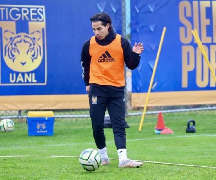 Ya entrenó Lainez con Tigres Ya entrenó Lainez con Tigres