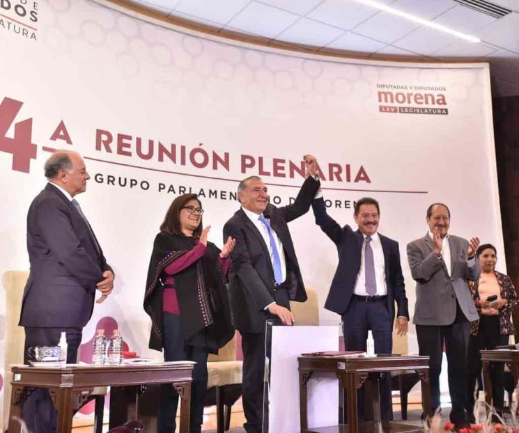 Desfilan los presidenciables de Morena en el Congreso Desfilan los presidenciables de Morena en el Congreso