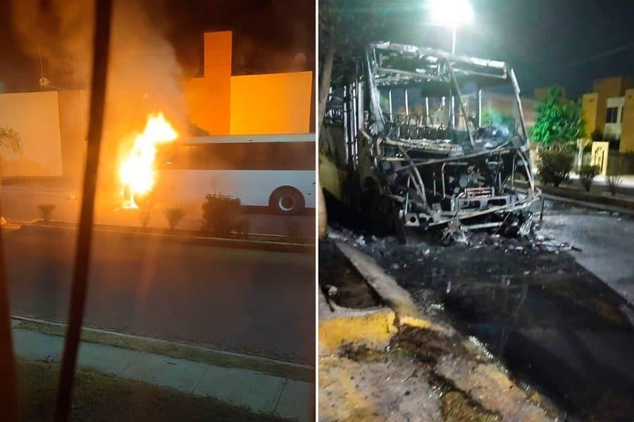 Queman autos y tiendas Oxxo en Guanajuato tras operativo