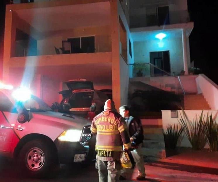 Alarma flamazo en vivienda