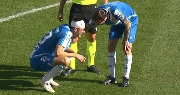 Sale César Montes lesionado en empate del Espanyol Sale César Montes lesionado en empate del Espanyol
