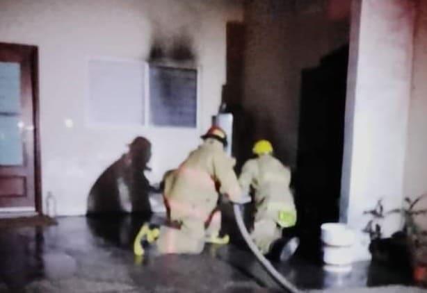 Flamazo causa movilización en autolavado de General Terán Flamazo causa movilización en autolavado de General Terán