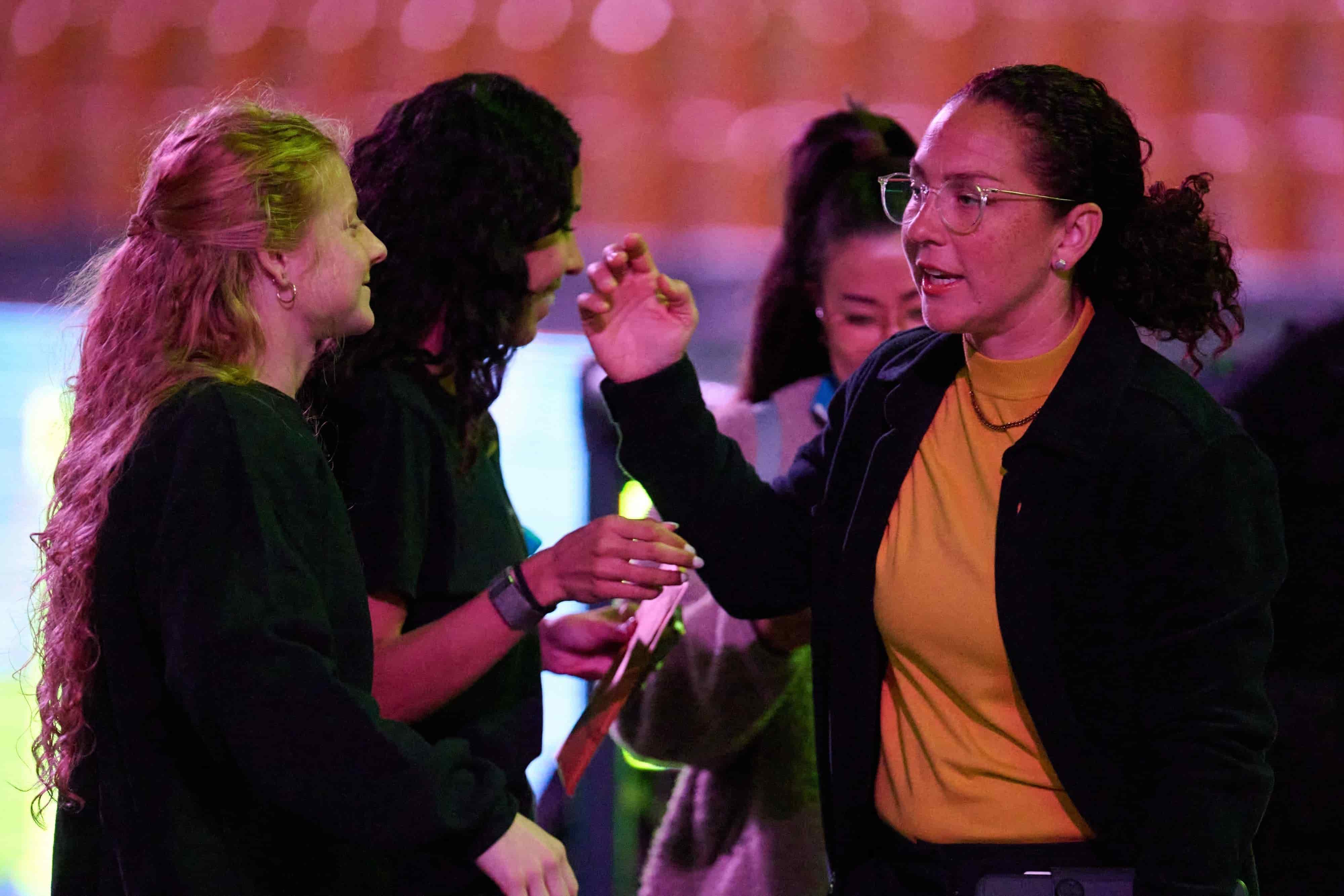 Riley Parker y Carmelina Moscato.