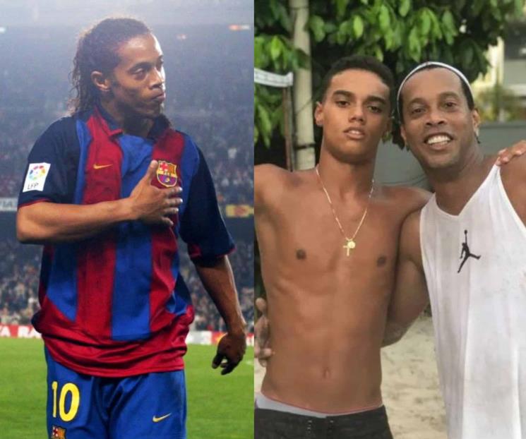 Hijo de Ronaldinho jugará en el Barcelona Hijo de Ronaldinho jugará en el Barcelona
