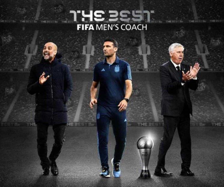 Scaloni, Guardiola y Ancelotti van por el The Best Scaloni, Guardiola y Ancelotti van por el The Best