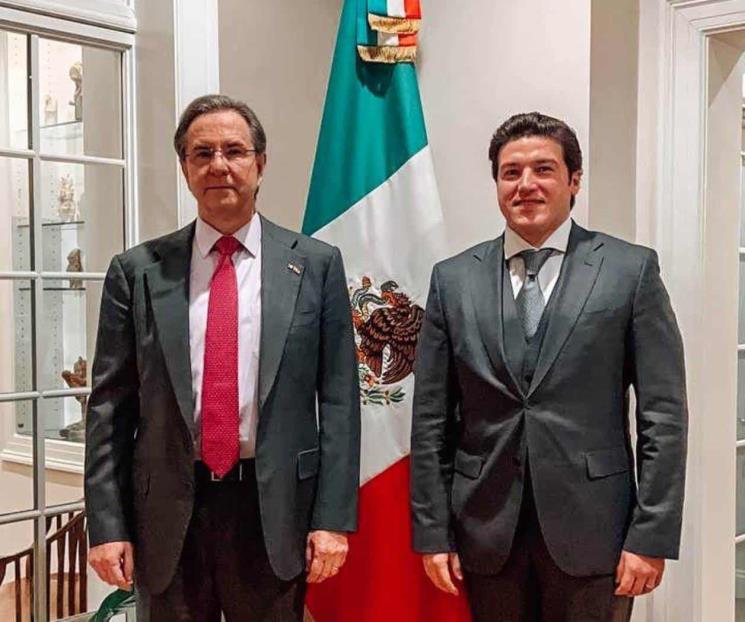 Sostiene Samuel reunión con Embajador de México en EUA Sostiene Samuel reunión con Embajador de México en EUA
