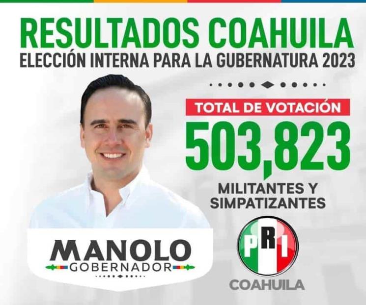 Será Manolo Jiménez candidato del PRI en Coahuila Será Manolo Jiménez candidato del PRI en Coahuila