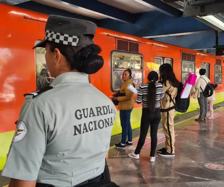 A un mes con la Guardia, Metro sigue con fallas A un mes con la Guardia, Metro sigue con fallas