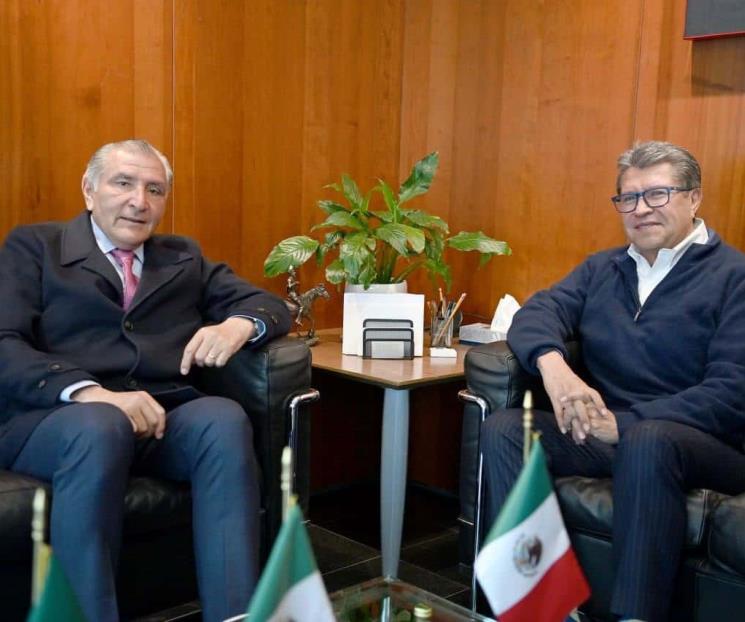 Monreal y Adán Augusto se reúnen Monreal y Adán Augusto se reúnen