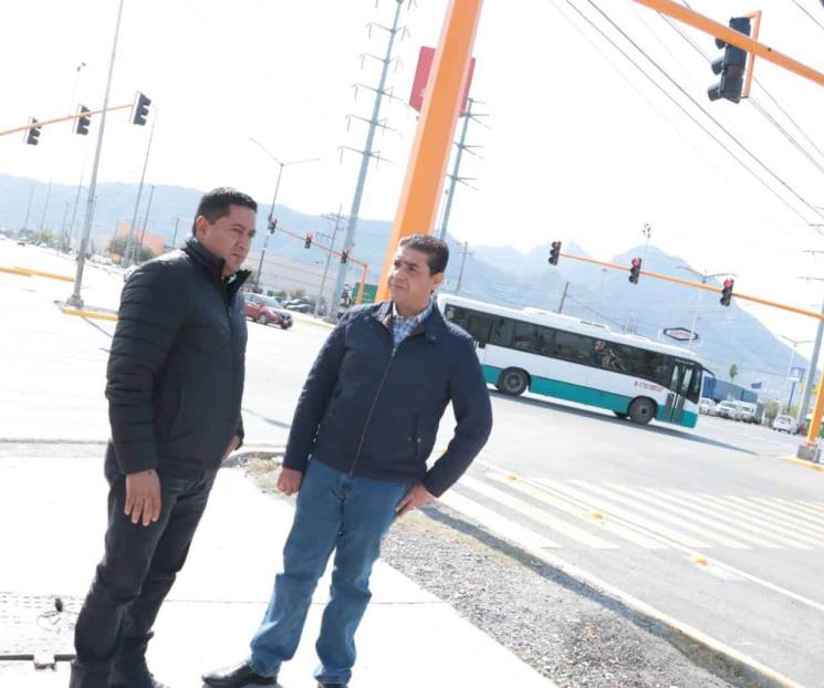 Inaugura Paco Treviño adecuaciones viales Inaugura Paco Treviño adecuaciones viales