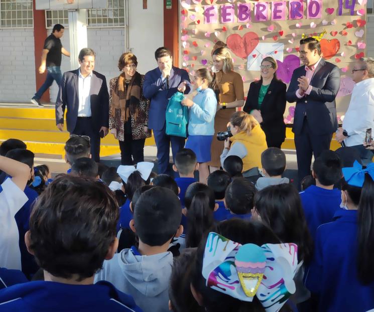 Arranca Samuel Escueleón en escuelas Arranca Samuel Escueleón en escuelas
