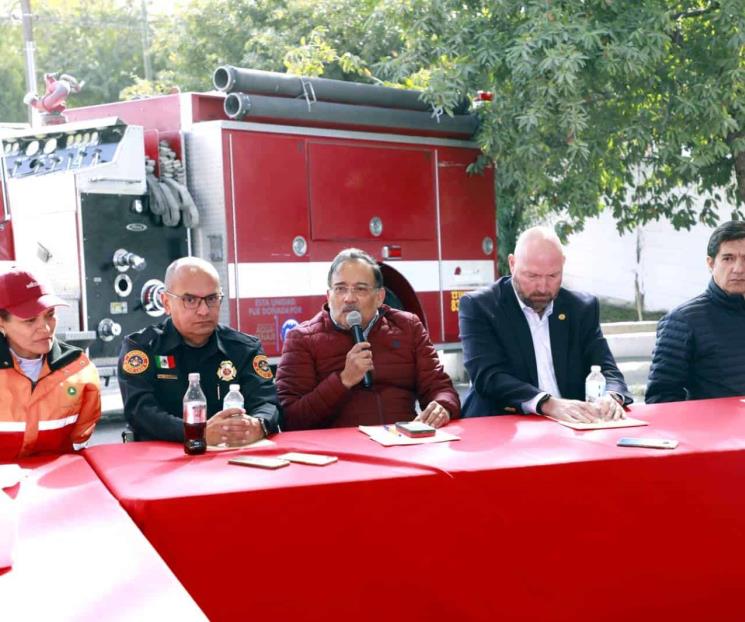 Unen esfuerzos Escobedo y Bomberos de NL