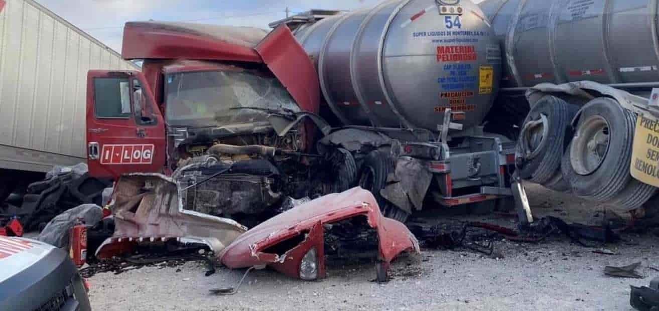 Deja carambola un herido Deja carambola un herido