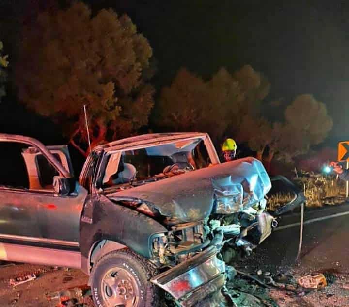 Tres muertos y seis personas más lesionadas, dejó un choque frontal en el municipio de Galeana